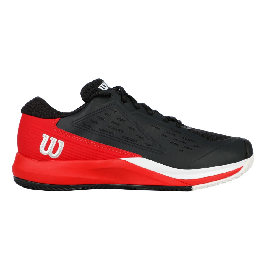 Tennisschoenen Wilson | Rush Pro Ace Gravelschoen Heren Zwart, Rood