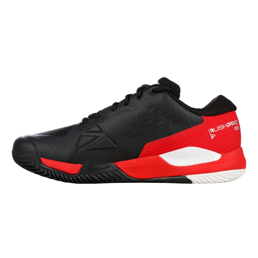 Tennisschoenen Wilson | Rush Pro Ace Gravelschoen Heren Zwart, Rood