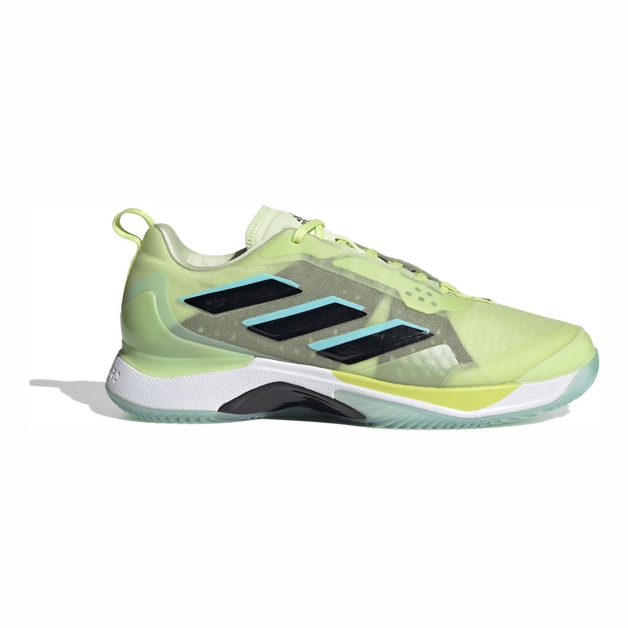 Tennisschoenen adidas | Avacourt Gravelschoen Dames Geel, Zwart