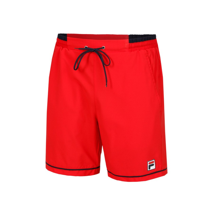 Tenniskleding Fila | Bente Shorts Heren Rood