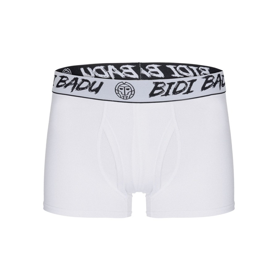 Tenniskleding BIDI BADU | Max Basic Boxershort Heren Wit, Zwart