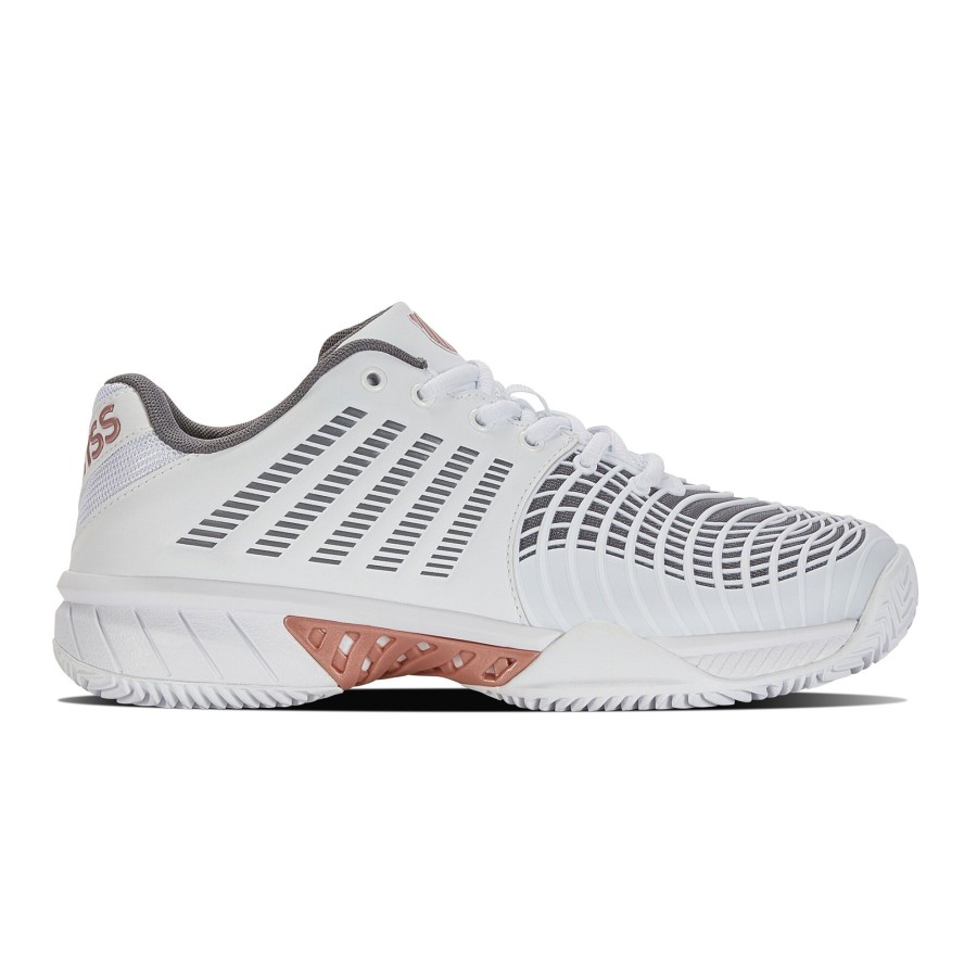 Tennisschoenen K-Swiss | Express Light 3 Gravelschoen Dames Wit, Zwart