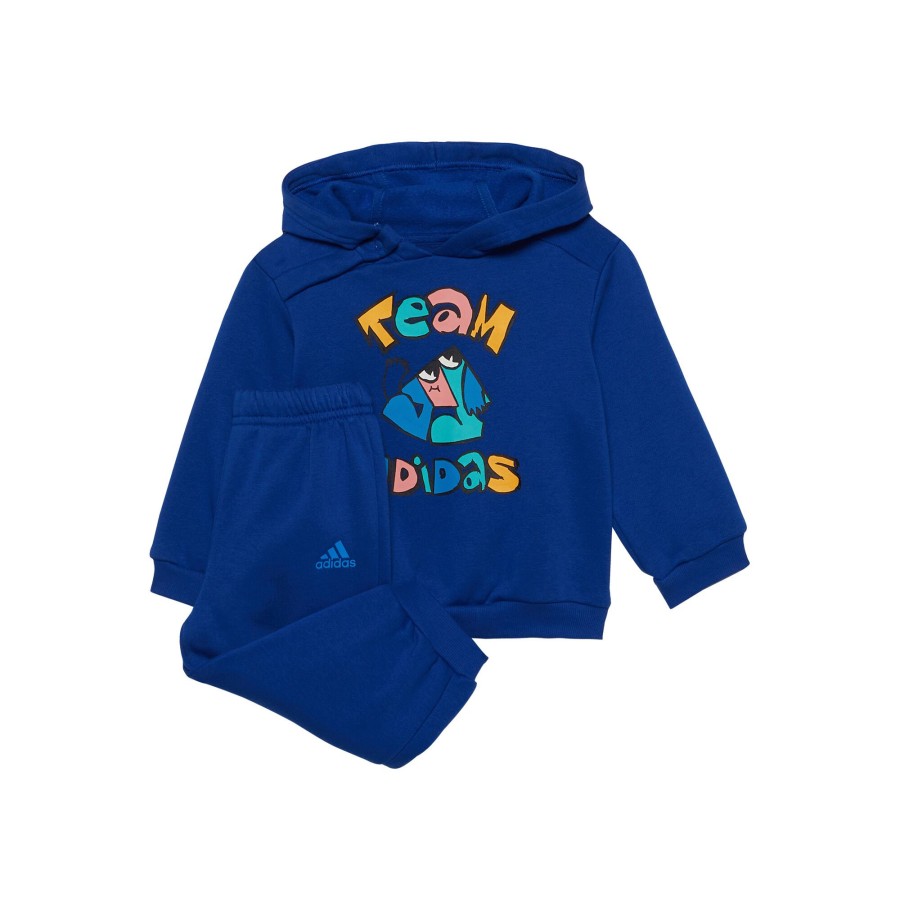 Tenniskleding adidas | Oversized Fleece Jogger Babybekleidung Kinderen Blauw, Veelkleurig