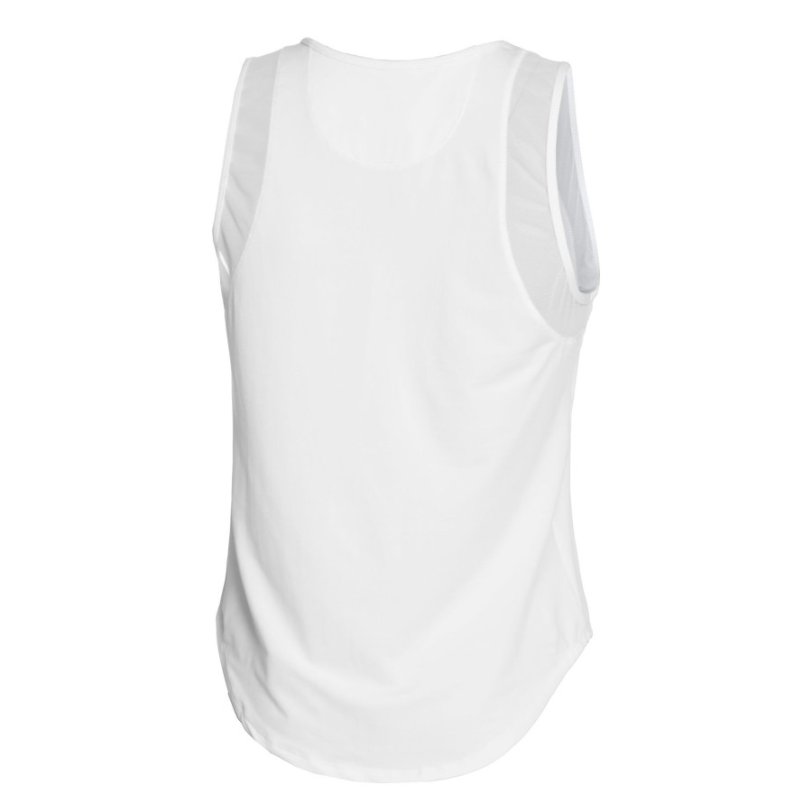 Tenniskleding Lucky in Love | Chill Out Tanktop Dames Wit