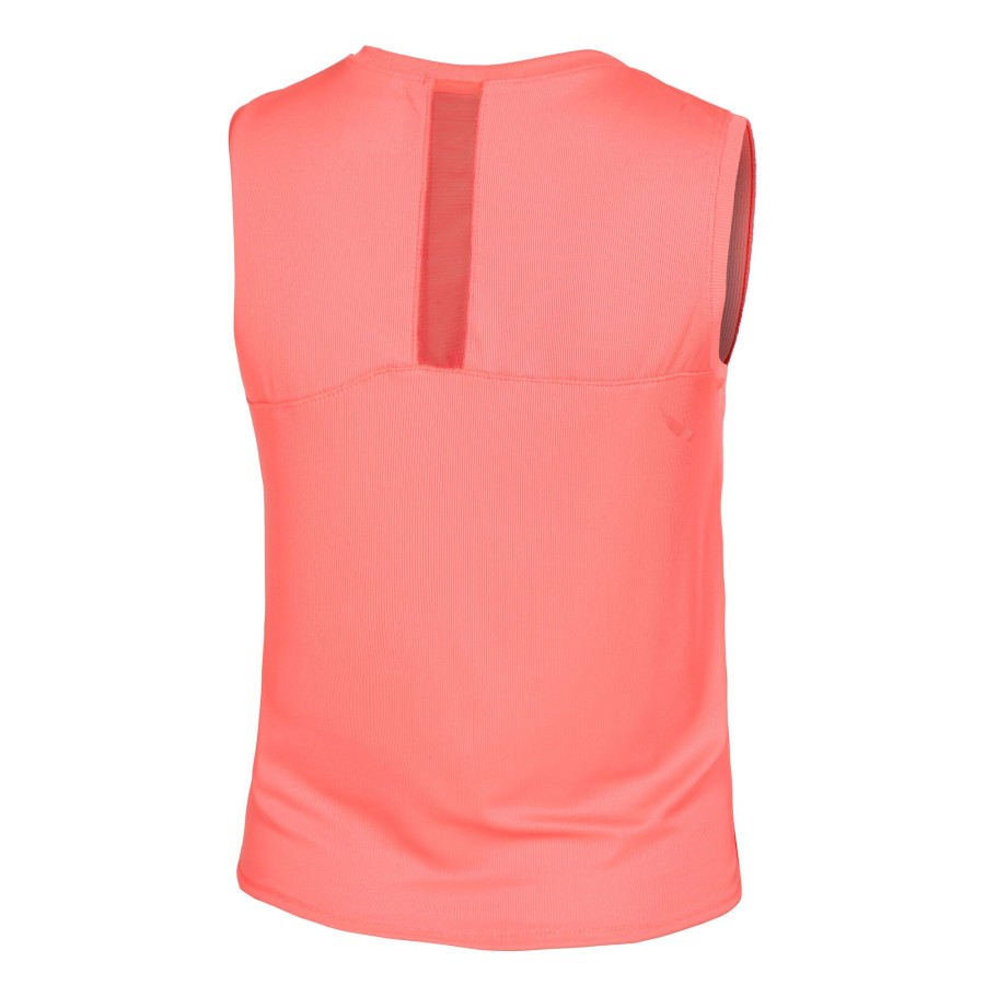 Tenniskleding Lucky in Love | Twist Front Tanktop Dames Koraal