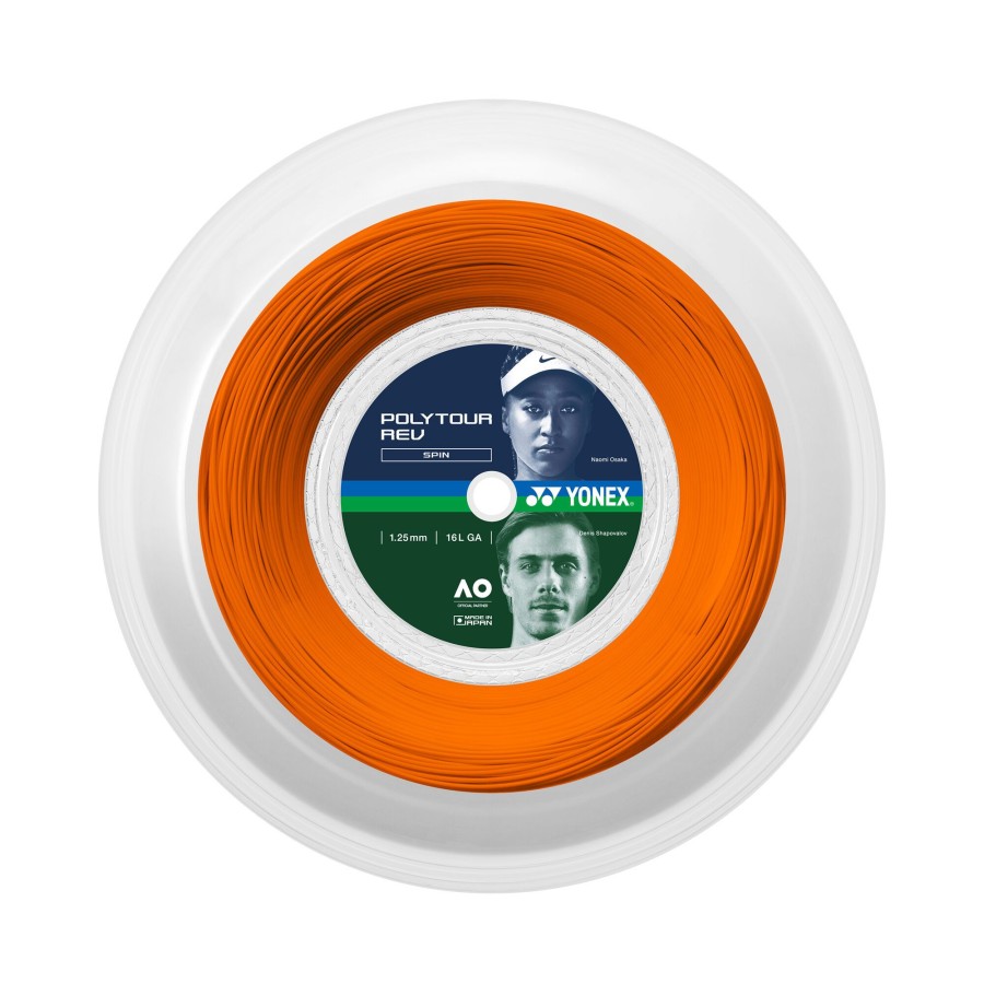 Tennissnaren Yonex | Poly Tour Rev Rol Snaren 200M Oranje