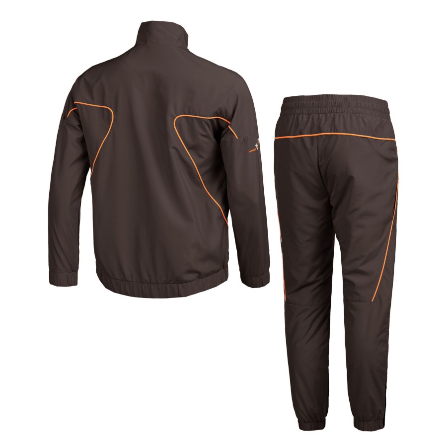 Tenniskleding EA7 | Trainingspak Heren Antraciet, Oranje