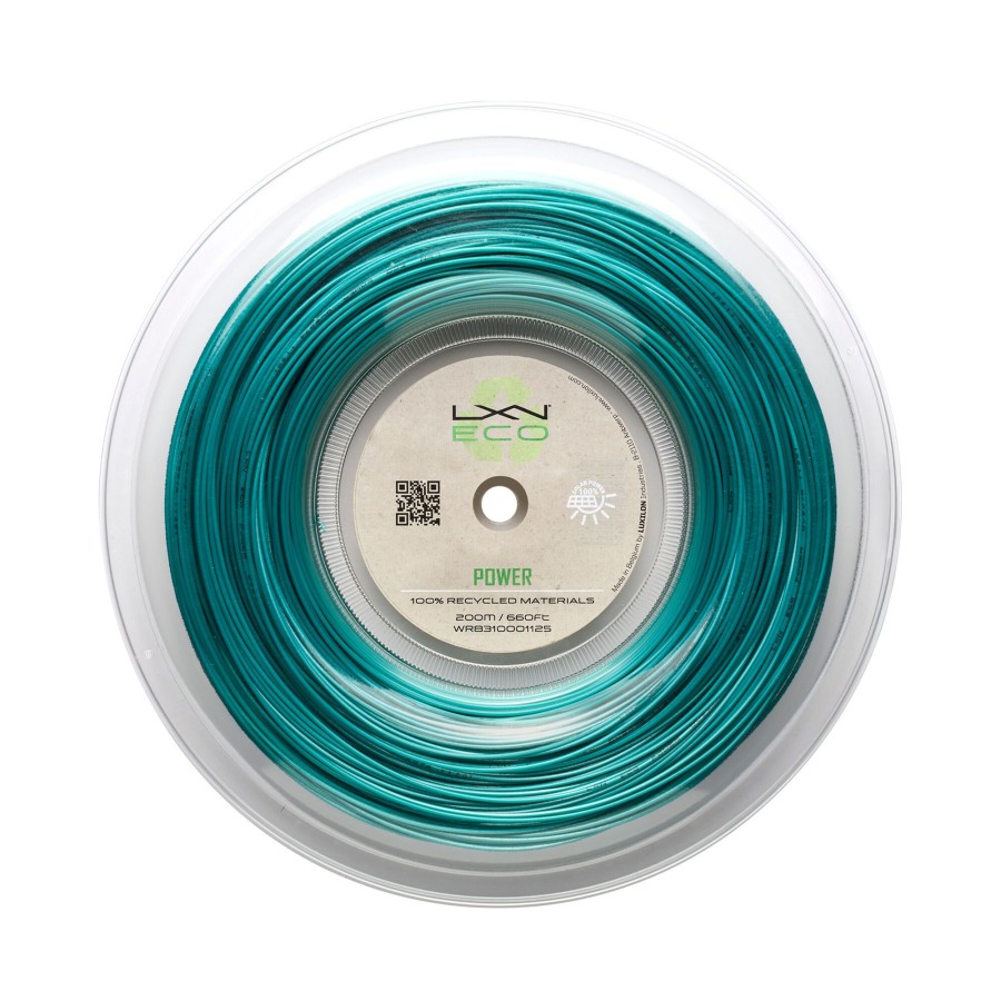 Tennissnaren Luxilon | Eco Power Rol Snaren 200M Petrolblauw