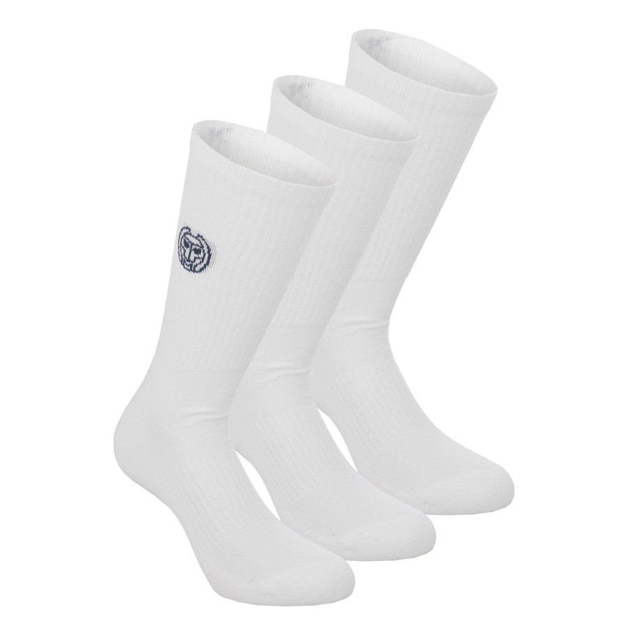 Tenniskleding BIDI BADU | Don Carlito Crew Move Tennissokken Verpakking 3 Stuks Wit, Zwart
