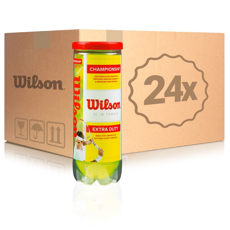 Tennisballen Wilson | Championship 24X Verpakking 3 Stuks In Een Doos
