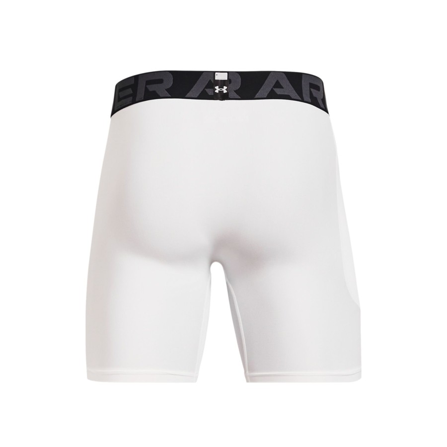 Tenniskleding Under Armour | Heatgear Shorts Heren Wit, Zwart