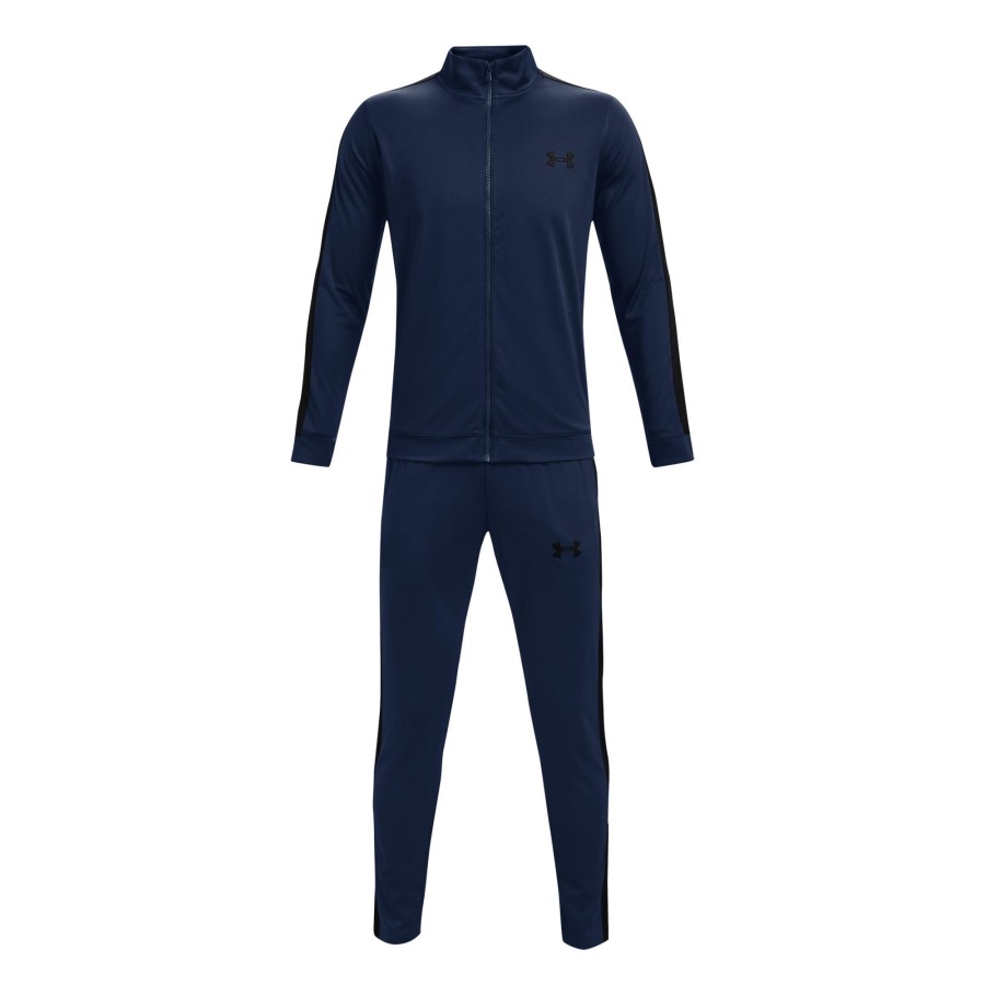 Tenniskleding Under Armour | Knit Trainingspak Heren Donkerblauw