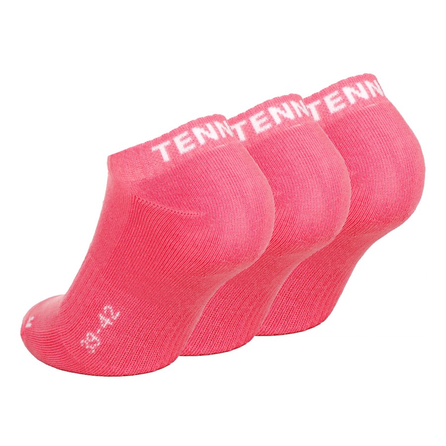 Tenniskleding Tennis-Point | Tennissokken Verpakking 3 Stuks Pink, Wit