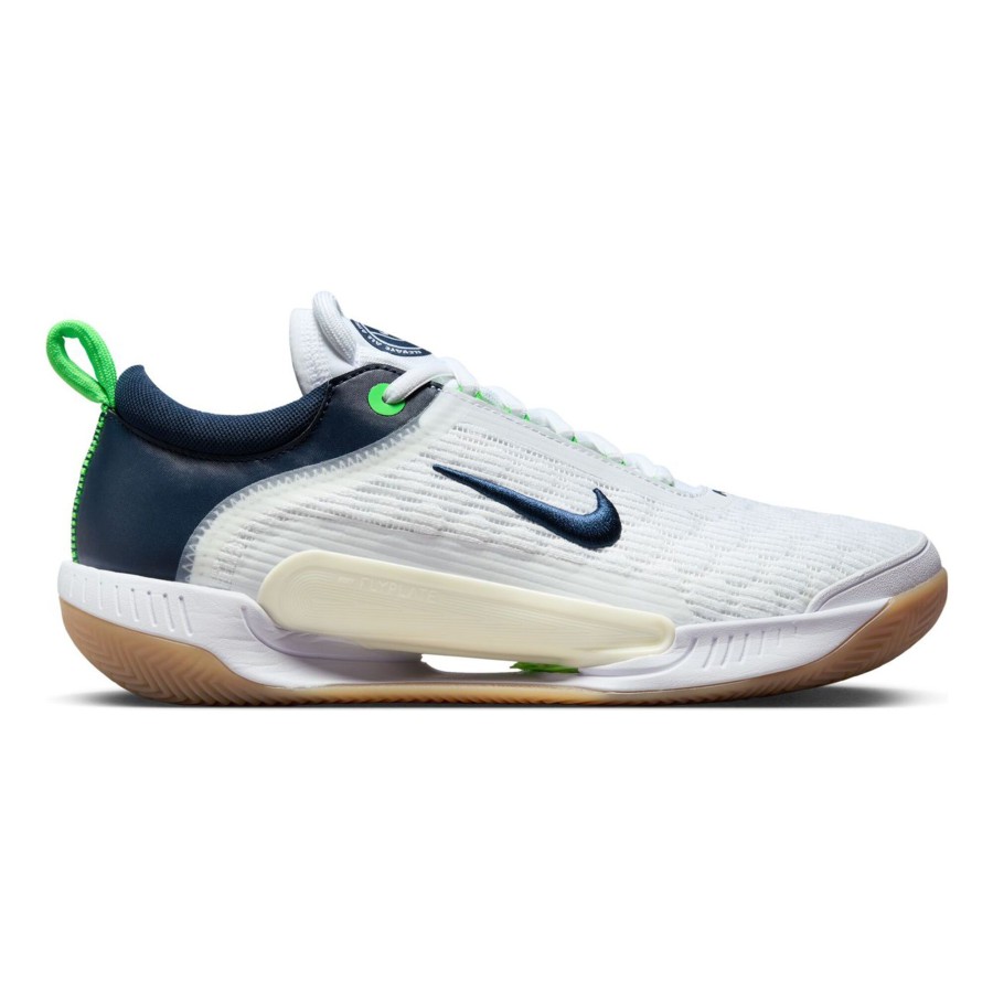 Tennisschoenen Nike | Court Nxt Gravelschoen Heren Wit, Donkerblauw