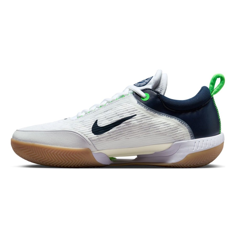Tennisschoenen Nike | Court Nxt Gravelschoen Heren Wit, Donkerblauw