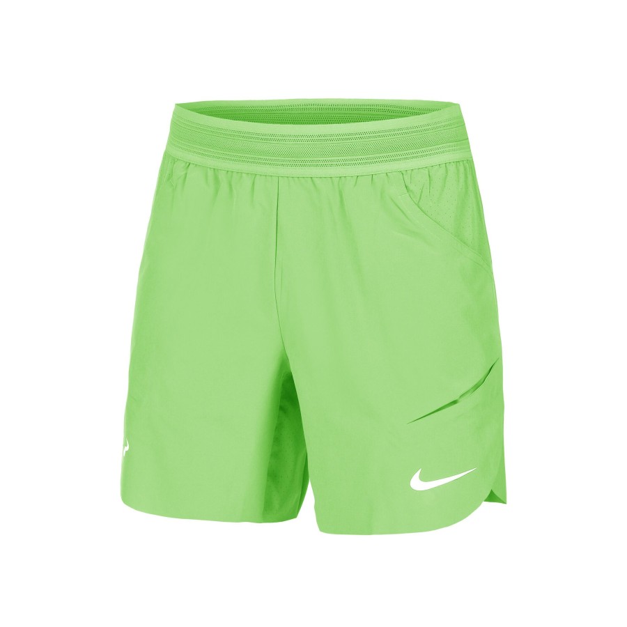 Tenniskleding Nike | Dri-Fit Advantage Rafa 7In Shorts Heren Neongroen