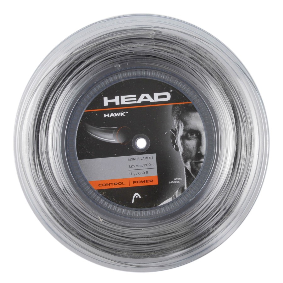 Tennissnaren HEAD | Hawk Rol Snaren 200M Grijs