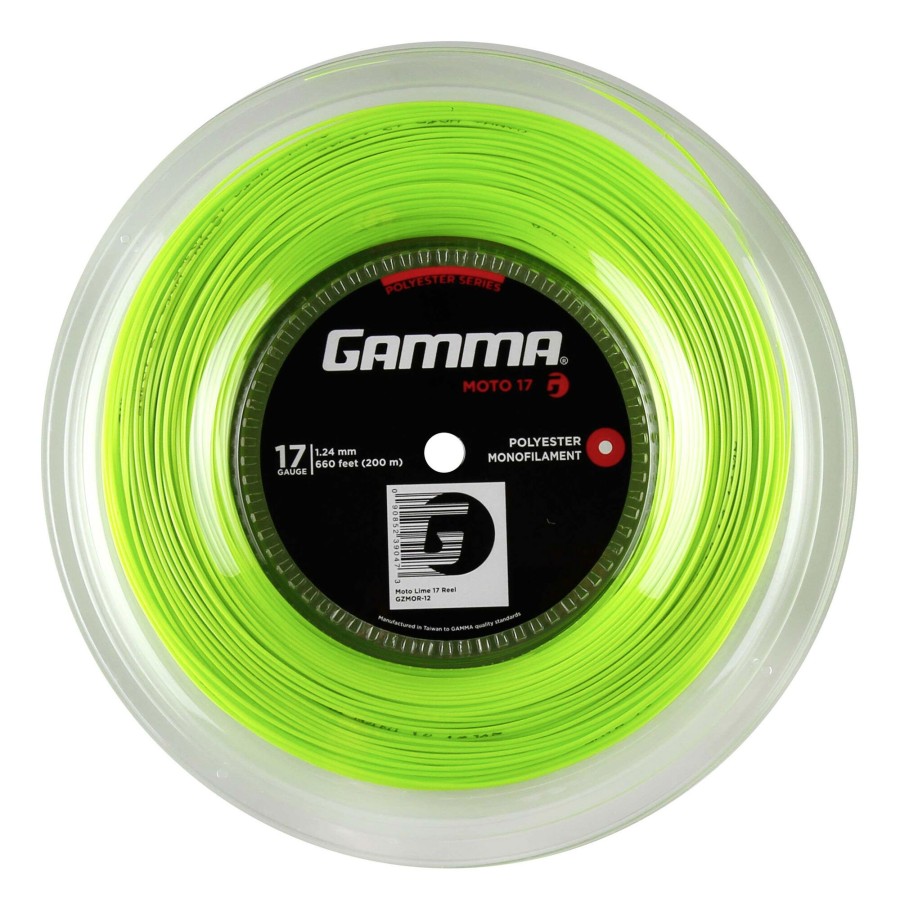 Tennissnaren Gamma | Moto Rol Snaren 200M Limoen