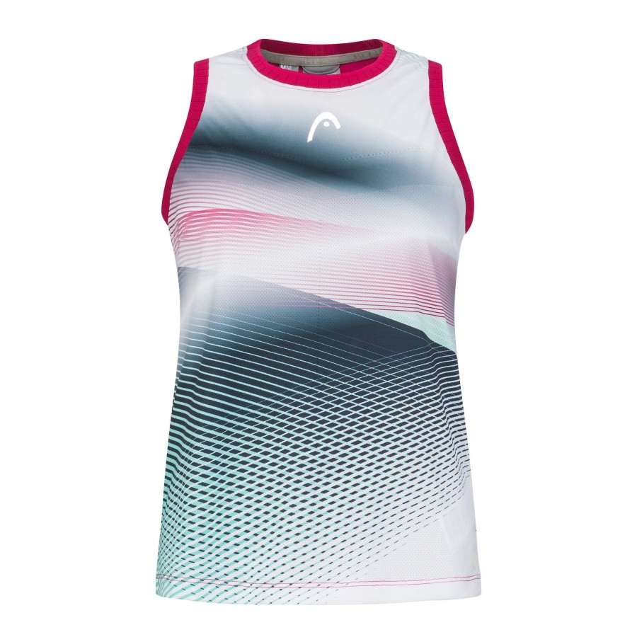 Tenniskleding HEAD | Performance Tanktop Dames Pink, Veelkleurig