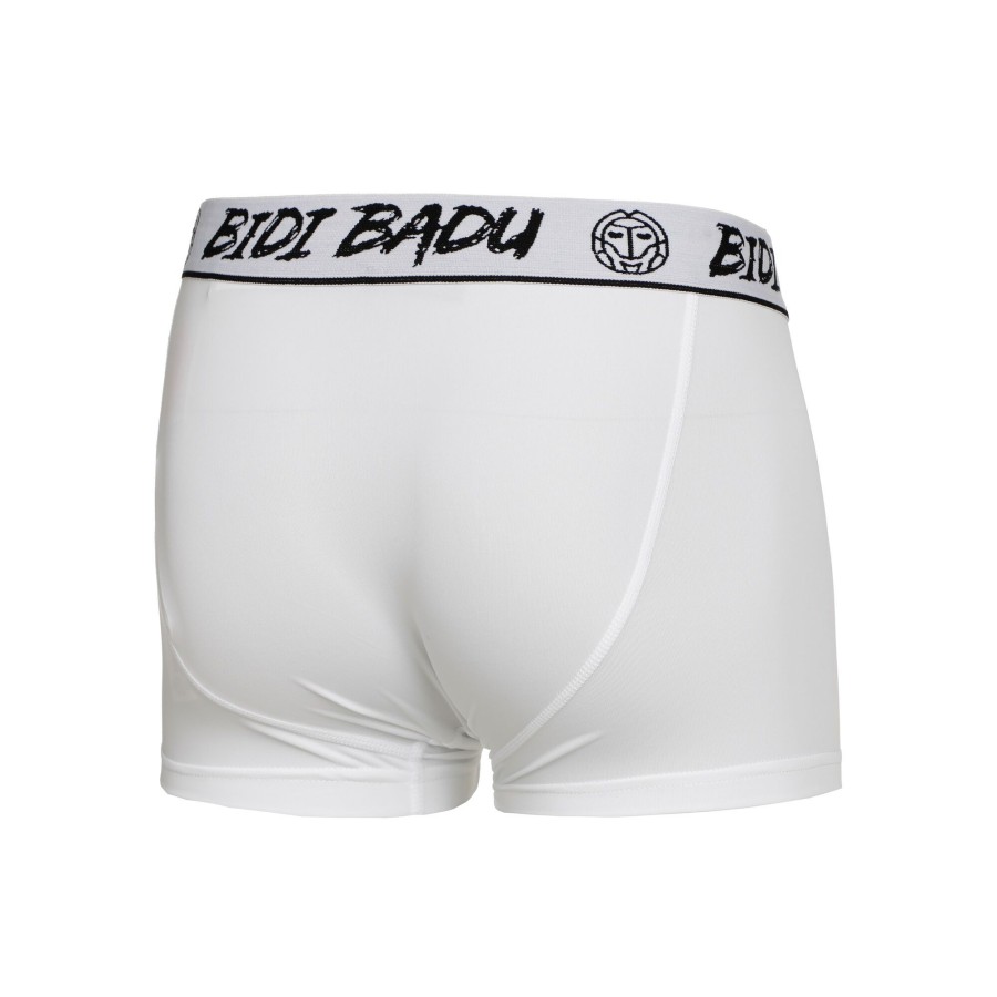 Tenniskleding BIDI BADU | Crew Boxershort Heren Wit