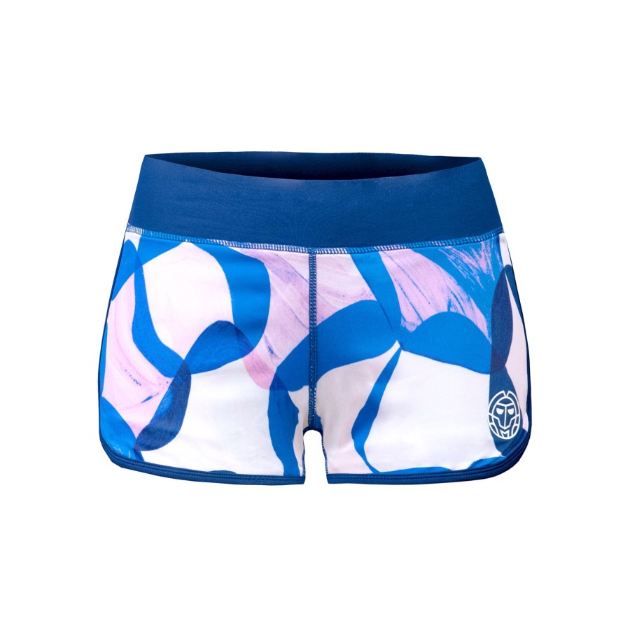 Tenniskleding BIDI BADU | Elani Tech 2In1 Shorts Dames Donkerblauw, Veelkleurig