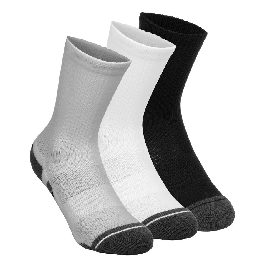 Tenniskleding Under Armour | Performance Tech Crew Sportsokken Grijs, Veelkleurig