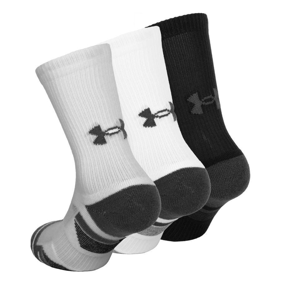 Tenniskleding Under Armour | Performance Tech Crew Sportsokken Grijs, Veelkleurig