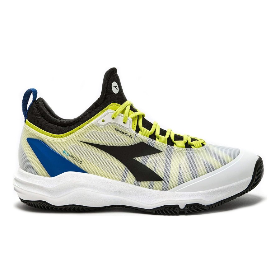 Tennisschoenen Diadora | Speed Blushield Fly 4+ Gravelschoen Heren Wit, Zwart