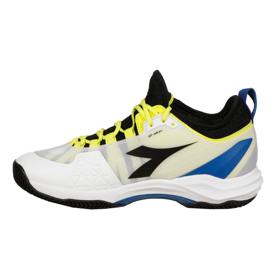 Tennisschoenen Diadora | Speed Blushield Fly 4+ Gravelschoen Heren Wit, Zwart