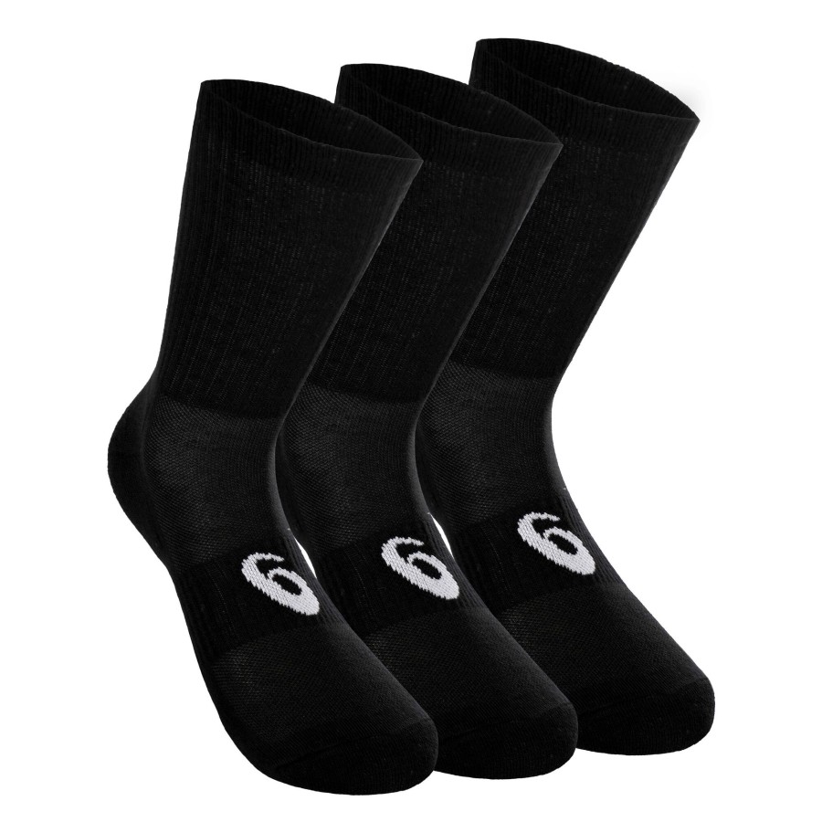 Tenniskleding ASICS | Crew Sportsokken Verpakking 3 Stuks Zwart, Wit
