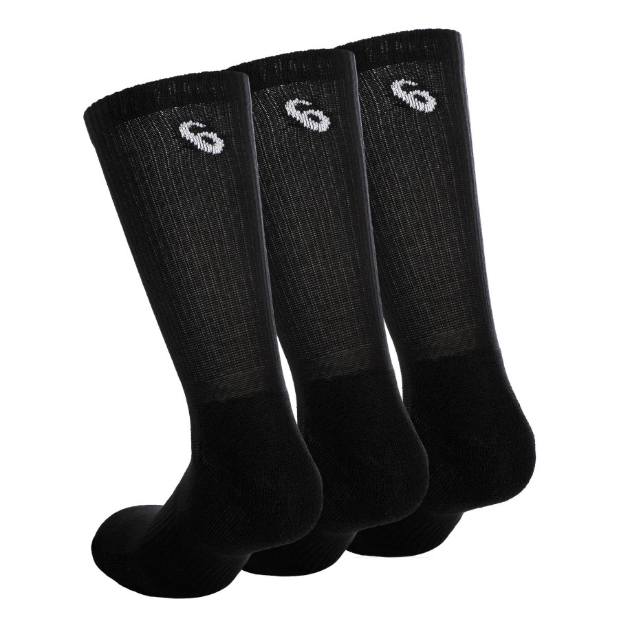 Tenniskleding ASICS | Crew Sportsokken Verpakking 3 Stuks Zwart, Wit