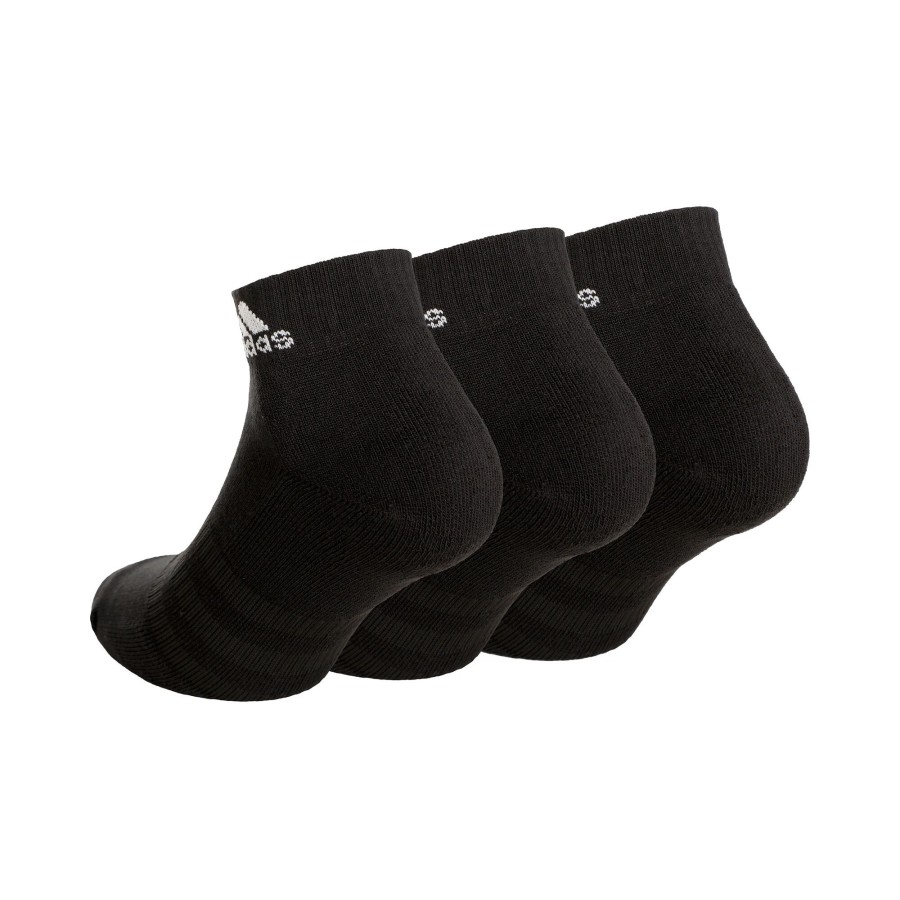 Tenniskleding adidas | Crew Sportswear Ankle Sportsokken Verpakking 3 Stuks Zwart, Wit