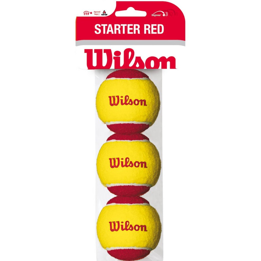 Tennisballen Wilson | Starter Balls (Stage 3) Zak Met 3 Stuks
