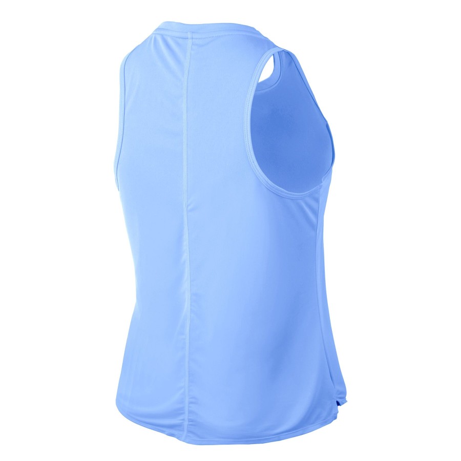 Tenniskleding Nike | Dri-Fit One Standard Tanktop Dames Lichtblauw