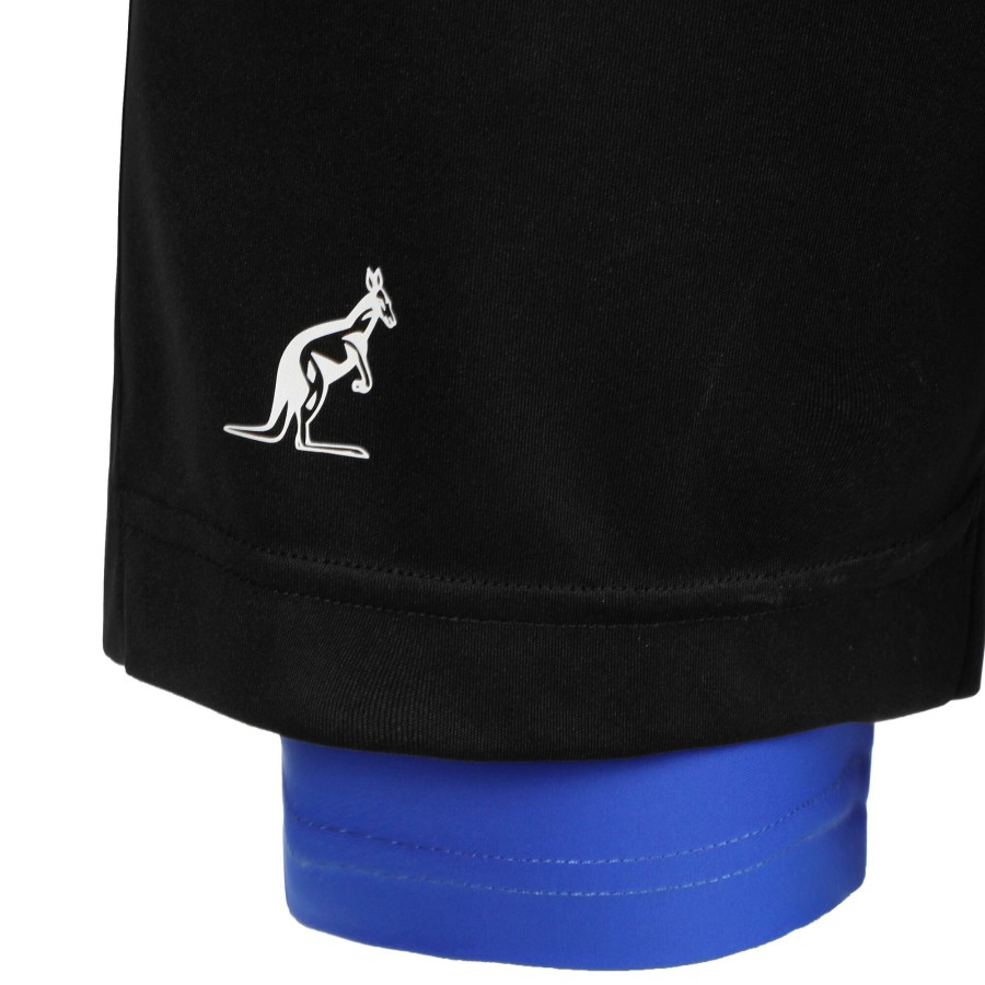 Tenniskleding Australian | In Ace Lift Shorts Heren Zwart, Veelkleurig