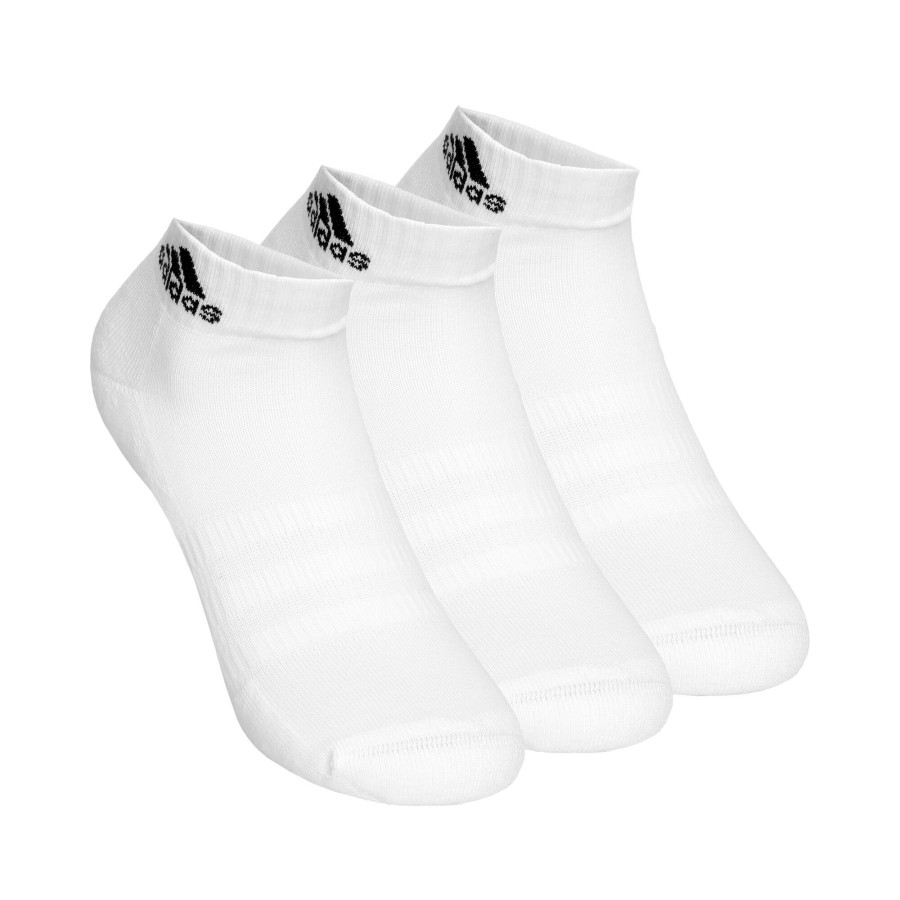Tenniskleding adidas | Crew Sportswear Ankle Sportsokken Verpakking 3 Stuks Wit, Zwart