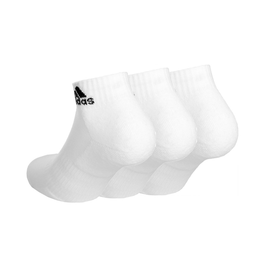 Tenniskleding adidas | Crew Sportswear Ankle Sportsokken Verpakking 3 Stuks Wit, Zwart