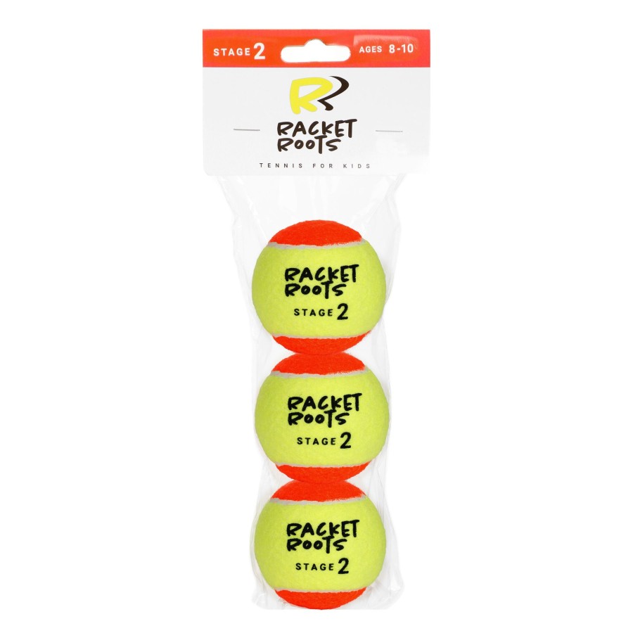 Tennisballen Racket Roots | Rr Stage 2 Zak Met 3 Stuks
