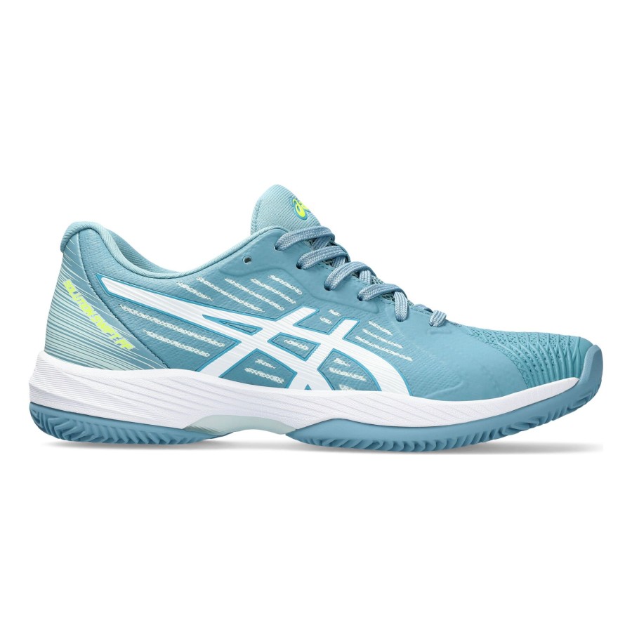 Tennisschoenen ASICS | Solution Swift Ff Gravelschoen Dames Petrolblauw, Wit