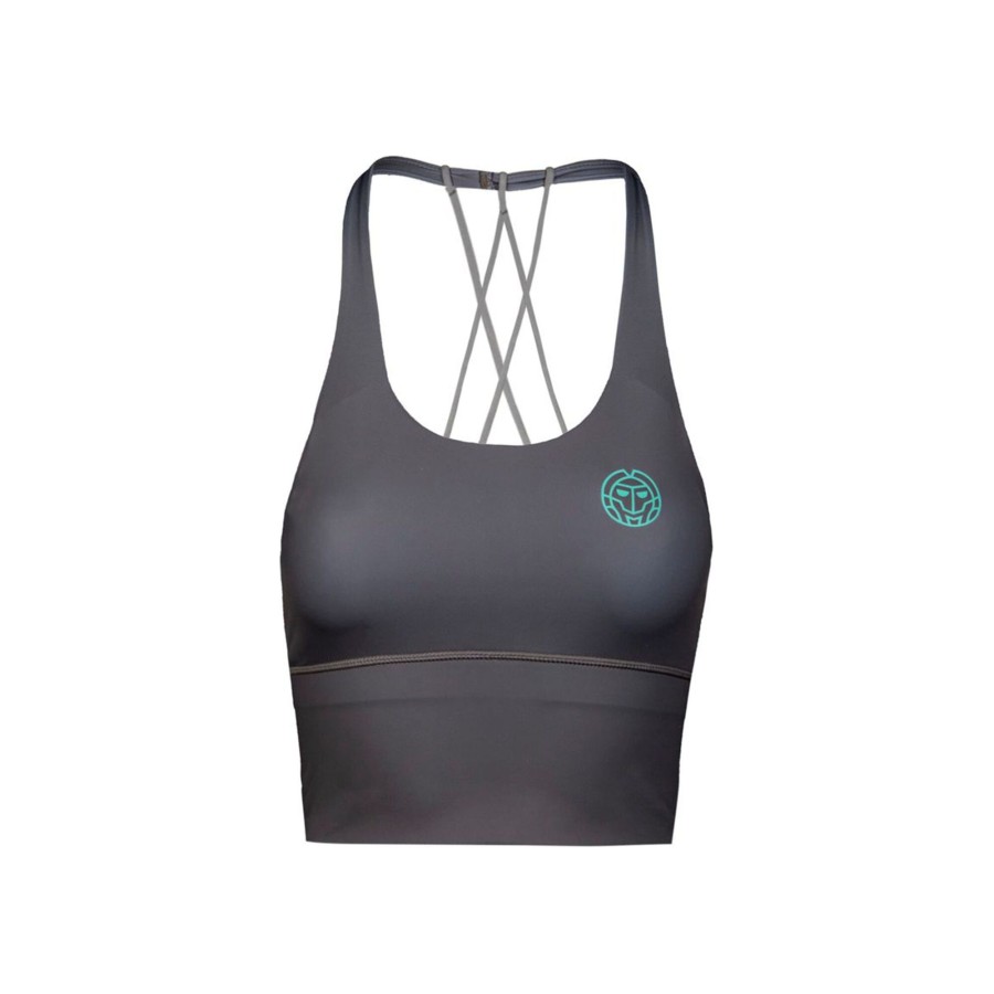 Tenniskleding BIDI BADU | Pecprotect Move Sport-Bh Dames Grijs