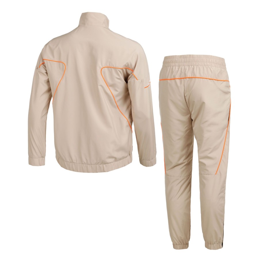 Tenniskleding EA7 | Trainingspak Heren Beige, Oranje