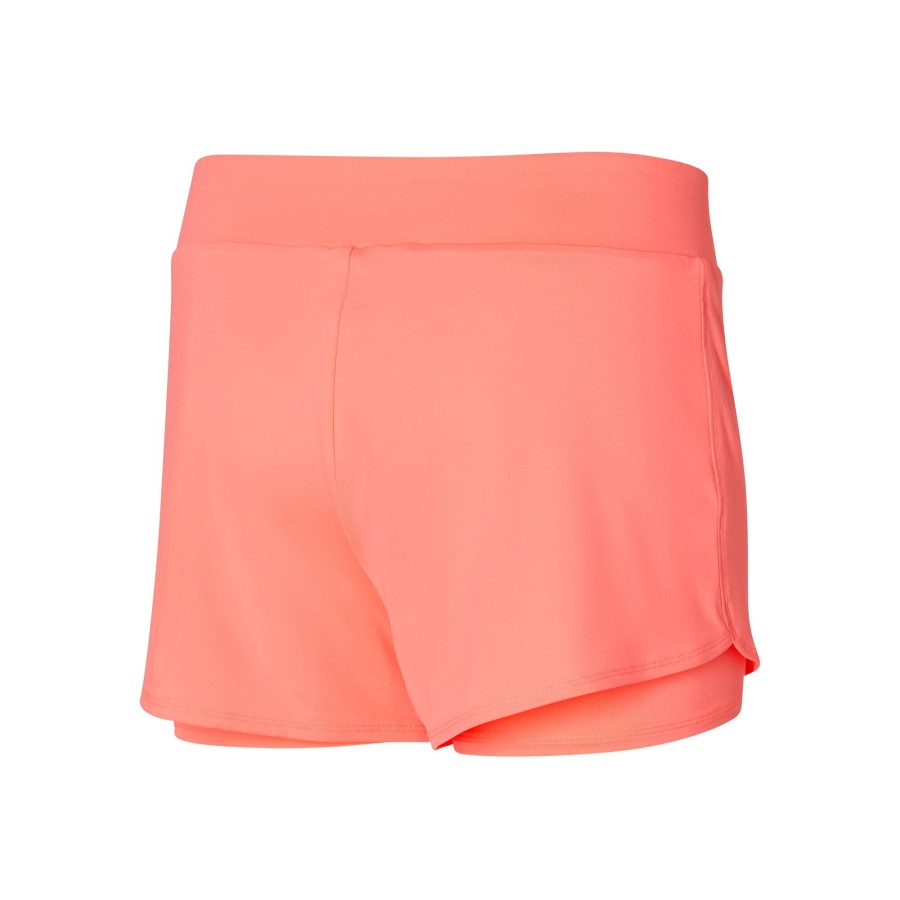Tenniskleding Mizuno | Flex Shorts Dames Oranje