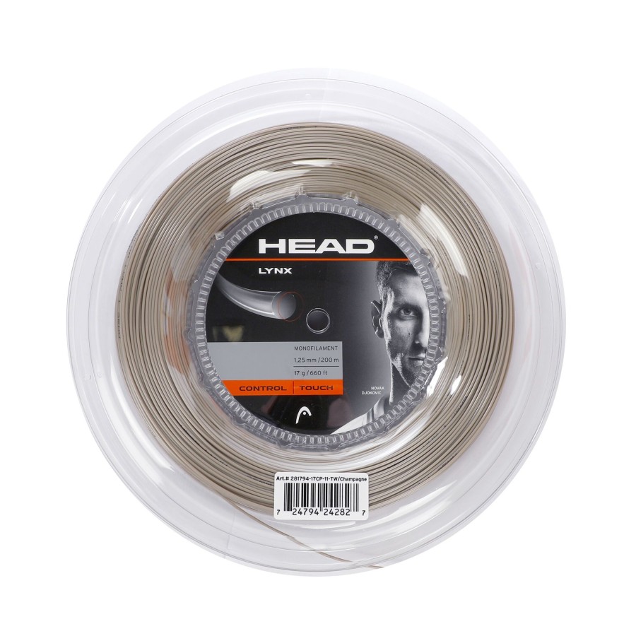 Tennissnaren HEAD | Lynx Rol Snaren 200M Special Edition Natuurlijke_Kleuren