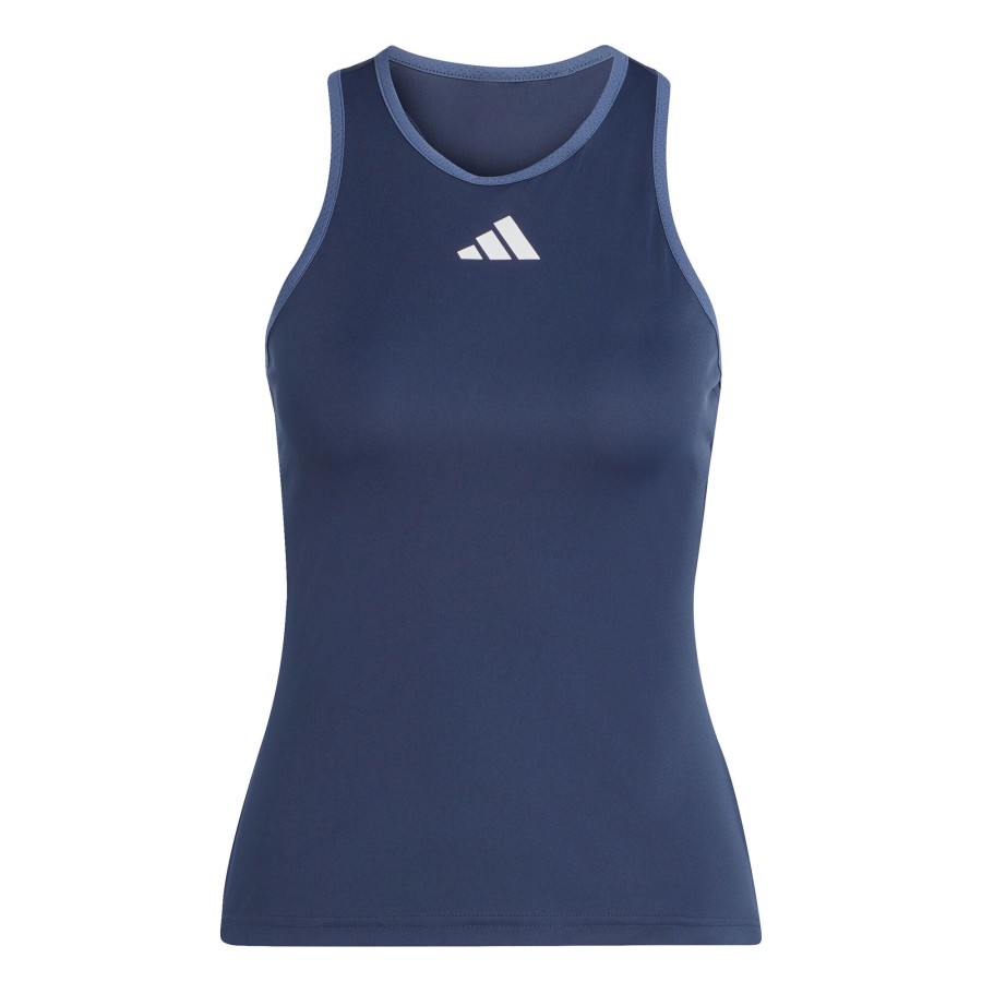 Tenniskleding adidas | Club Tanktop Dames Donkerblauw