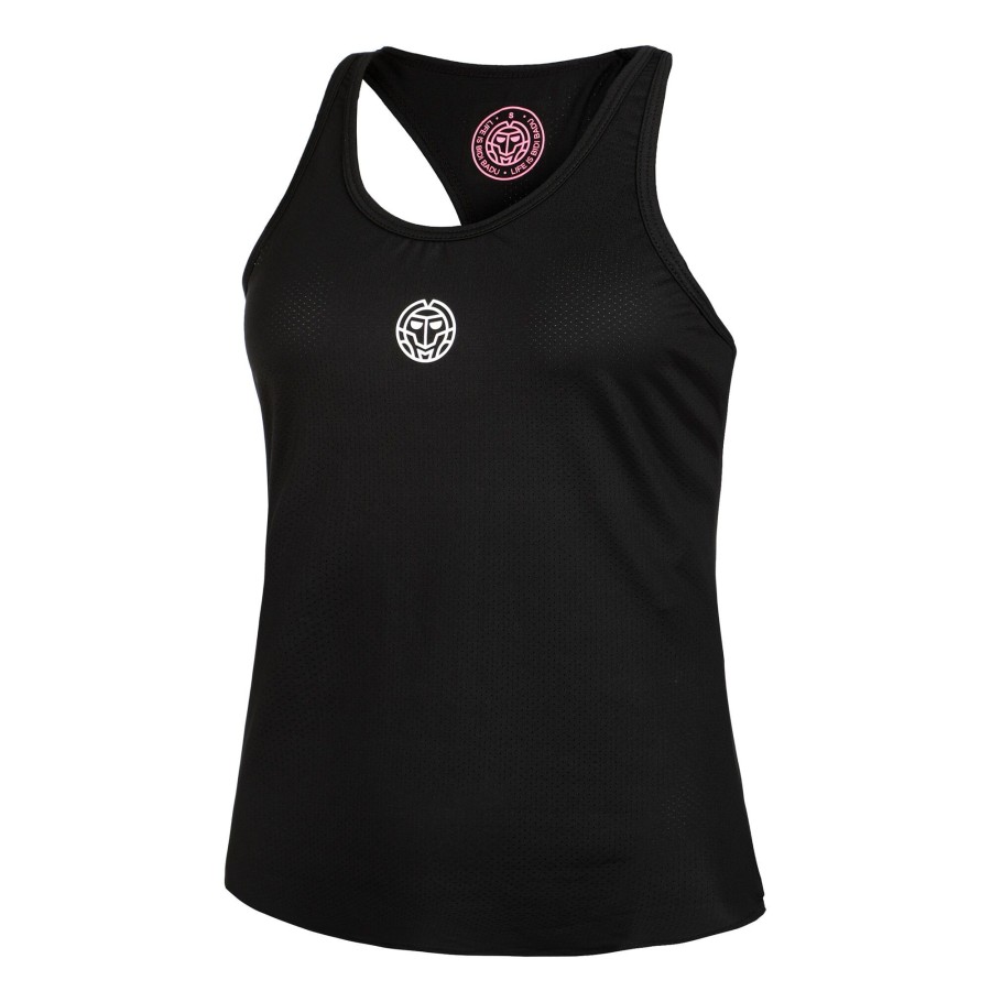 Tenniskleding BIDI BADU | Crew Tanktop Dames Zwart