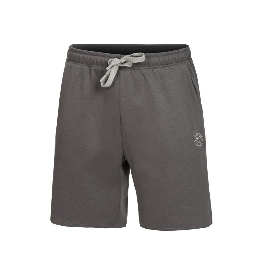 Tenniskleding BIDI BADU | Crew 9In Shorts Heren Donkergrijs