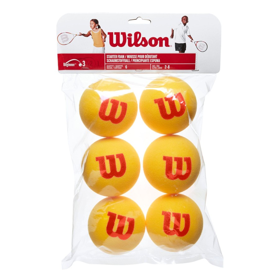 Tennisballen Wilson | Starter Foam Balls (Stage 3) Zak Met 6 Stuks