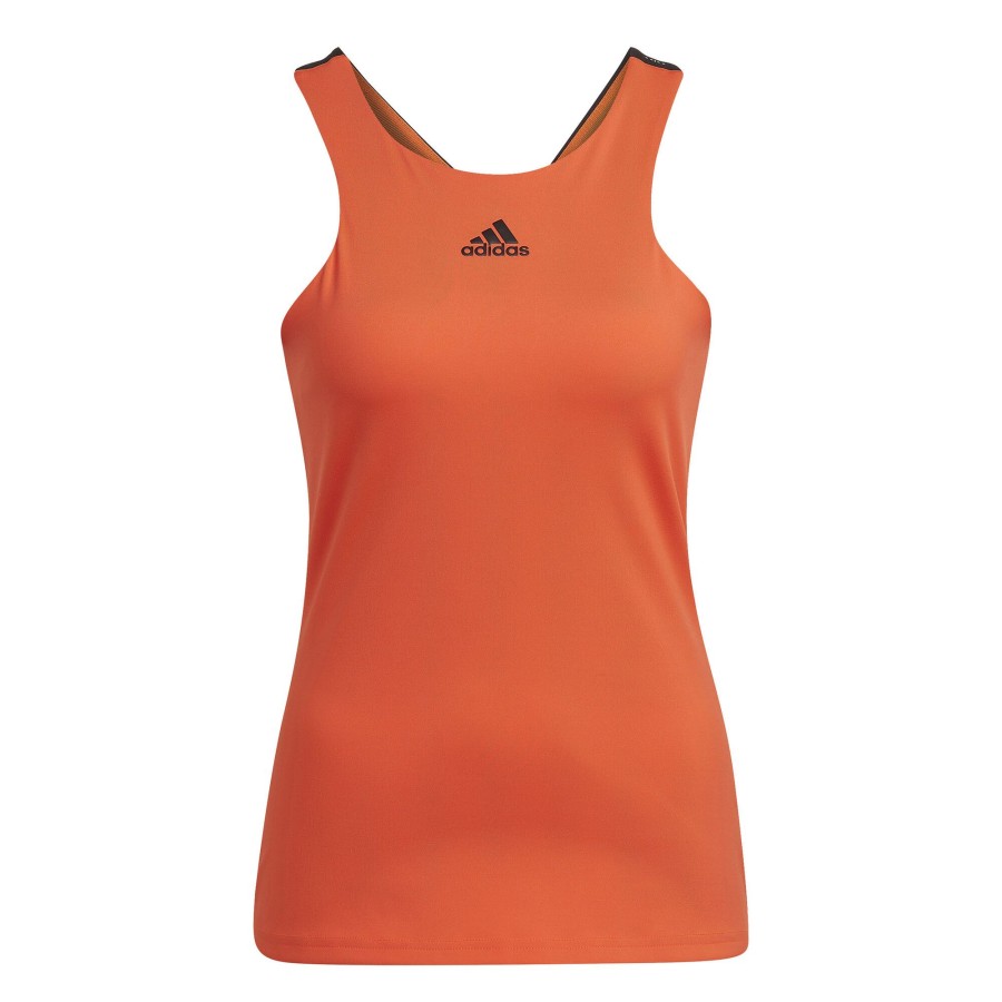 Tenniskleding adidas | Y Tanktop Dames Oranje