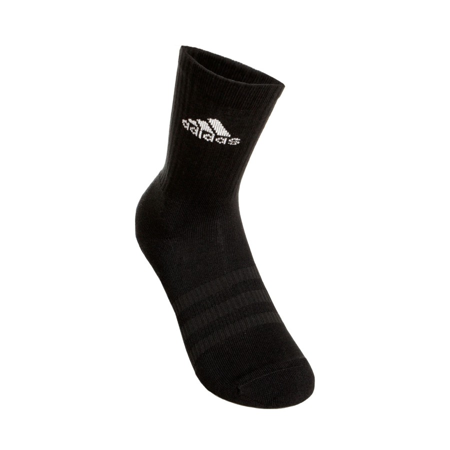 Tenniskleding adidas | Crew Sportswear Ankle Sportsokken Verpakking 6 Stuks Zwart, Wit