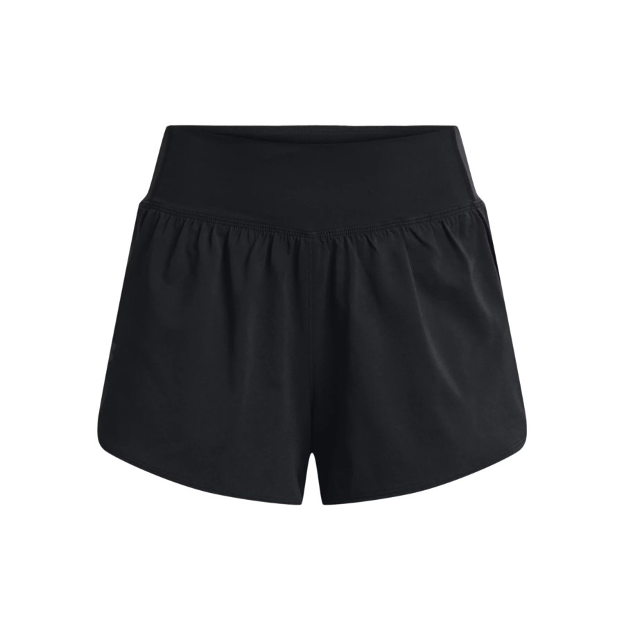 Tenniskleding Under Armour | Flex Woven 2In1 Shorts Dames Zwart